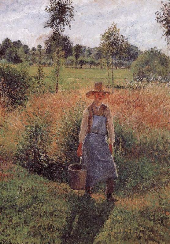 Camille Pissarro gardener China oil painting art